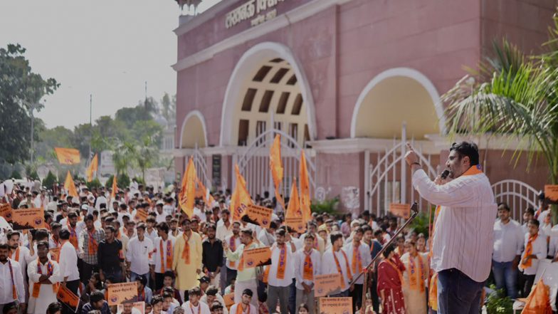 India News | Akhil Bharatiya Vidyarthi Parishad Holds Student Rally in Lucknow, Calls for Upholding Democratic Values