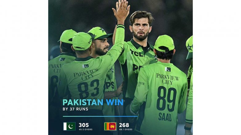 Sports News | Agha, Shaheen Shine as Pakistan Beat Sri Lanka by 37 Runs to Start off Tri-series Campaign with Win