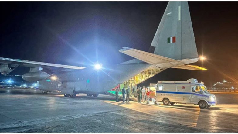 India News | IAF Conducts Short-notice Casualty Evacuation from Leh 