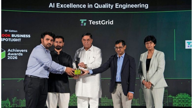 Business News | TestGrid Recognised for “AI Excellence in Quality Engineering” at Outlook Business Spotlight Achievers Awards 2026