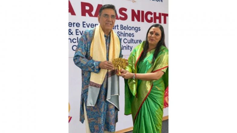 Business News | Boman Irani Attends Nidarshana Gowani’s Kamala Mills Dandya, Celebrating the Spirit of Navratri