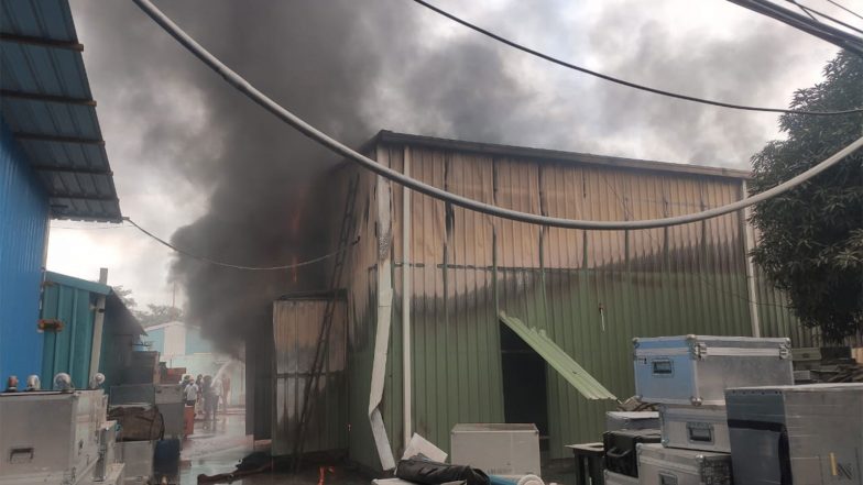 India News | Telangana: Fire Breaks out at Anti-drone Manufacturing Unit in Madhapur; No Casualties Reported