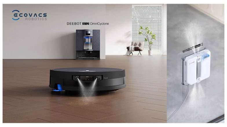 Business News | ECOVACS Launches DEEBOT X12 OmniCyclone and WINBOT Mini 2: This Diwali is About Your Guests, Not Your Cleaning