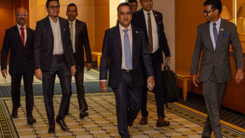 World News | Japan: High-level Roundtable Meeting Held in Osaka, Under Chairmanship of Gujarat Dy CM Harsh Sanghavi