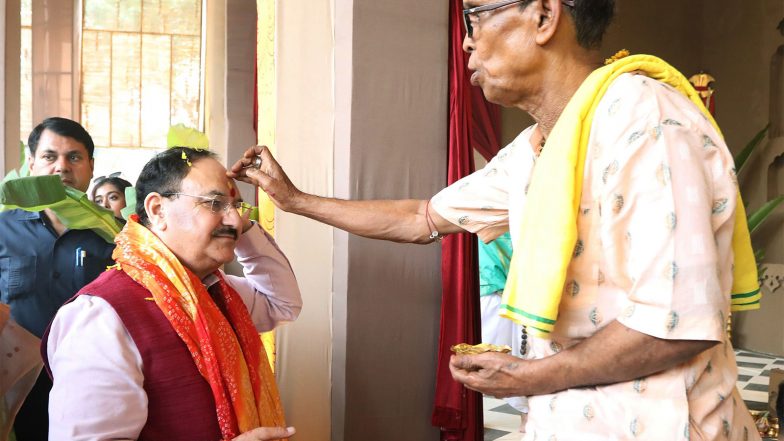 India News | JP Nadda Extends Mahanavami Wishes, Prays for Happiness and Prosperity
