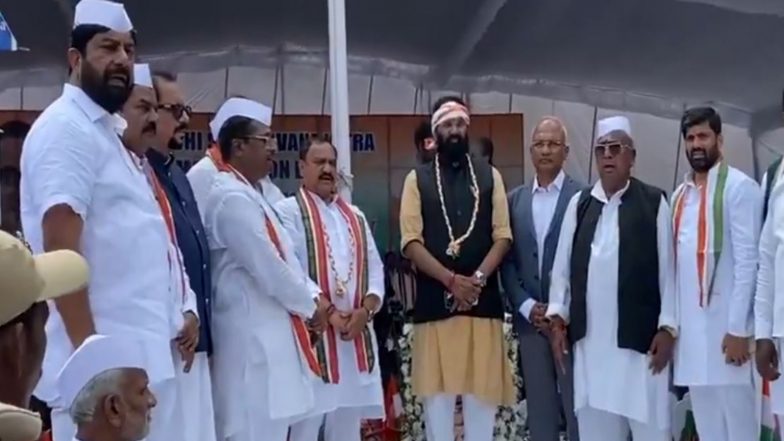 India News | Telangana: Congress Leaders Mark Rajiv Gandhi Sadbhavna Yatra in Hyderabad