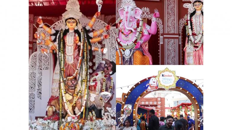 Entertainment News | Nexus Select Citywalk Brings Durga Puja Pandal to Mall, Visitors Marvel at Durga Idol