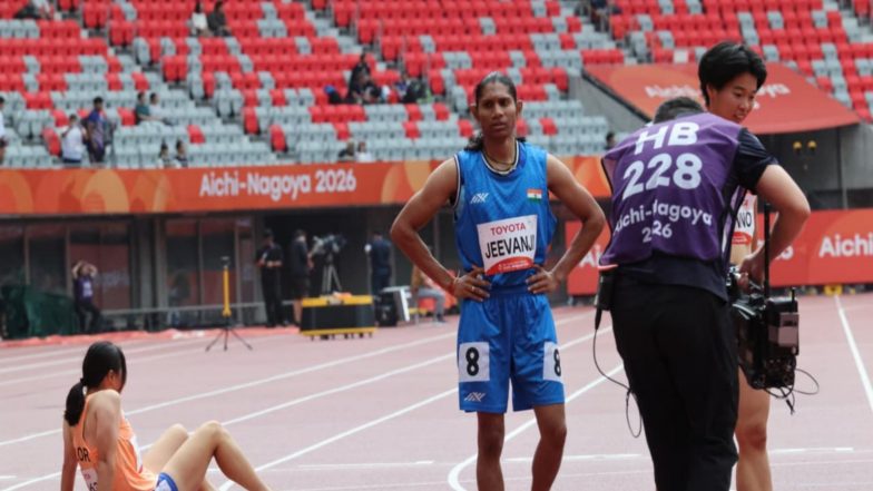 Sports News | Deepthi Jeevanji Clinches Gold in Aichi-Nagoya, Sets Asian Para Games Record in Women’s 400m T20 Event