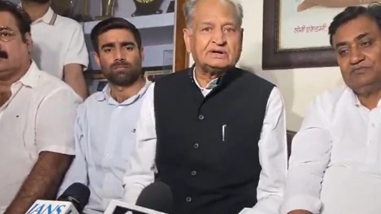 India News | Ashok Gehlot Joins Congress Delegation Demanding Zero FIR over Alleged Assault on NSUI Leader