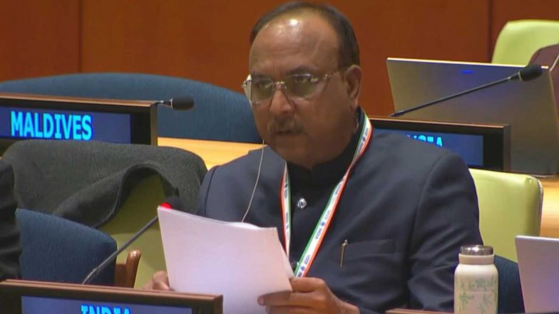 World News | India Reaffirms Commitment to Inclusive, Development-oriented Global Trade Laws at 81st UNGA Session