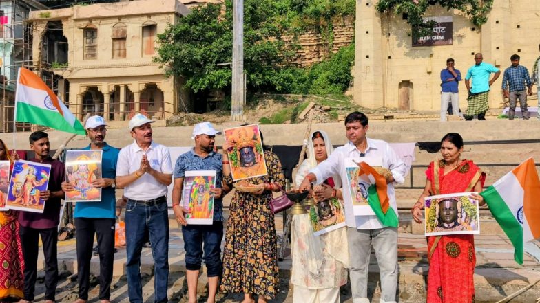 India News | Namami Gange Launches Cleanliness Drive at Ramghat on Vijayadashami