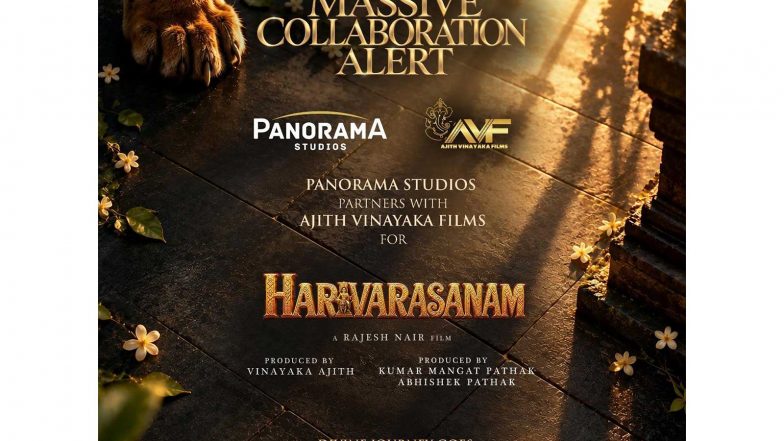 Business News | Panorama Studios Joins Hands with Ajith Vinayaka Films for Malayalam Devotional Thriller Harivarasanam