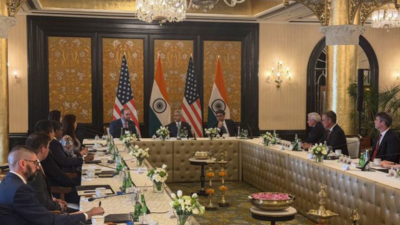 World News | Ahead of Rubio's India Visit, EAM Jaishankar Meets US Congressional Delegation to Discuss Trade, Energy, Security