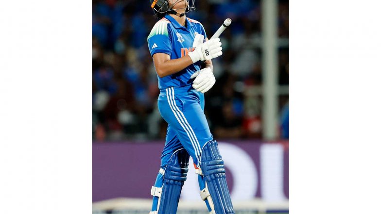 Sports News | Shafali Verma Reprimanded for ICC Code of Conduct Breach During Raipur T20I Against Zimbabwe