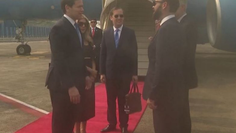 World News | US Secretary of State Rubio Arrives in Mumbai for Talks with Jaishankar Amid Push for India-US Trade Deal