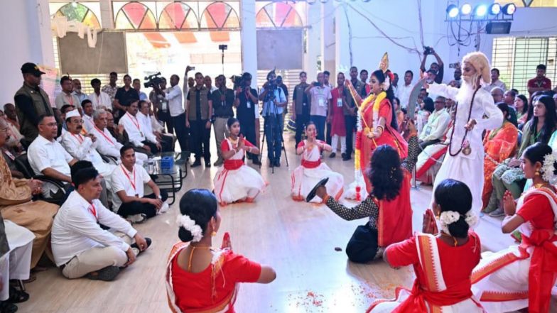 World News | Bangladesh PM Tarique Rahman Visits Historic Radha Govinda Temple in Rangpur for Durga Puja