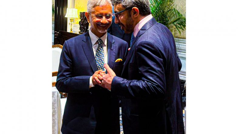 World News | EAM Jaishankar, UAE Counterpart Discuss Ways to Enhance Comprehensive Strategic and Economic Partnership