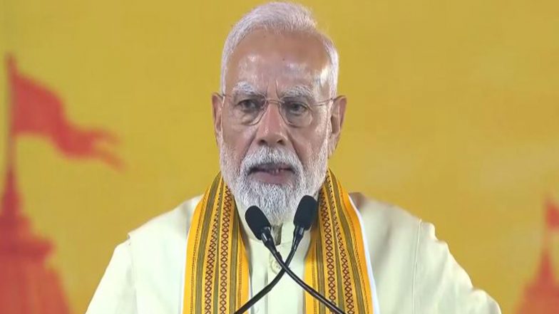 India News | “We Must Stand Together for National Interest”: PM Modi Invokes Lord Ram's Ideals