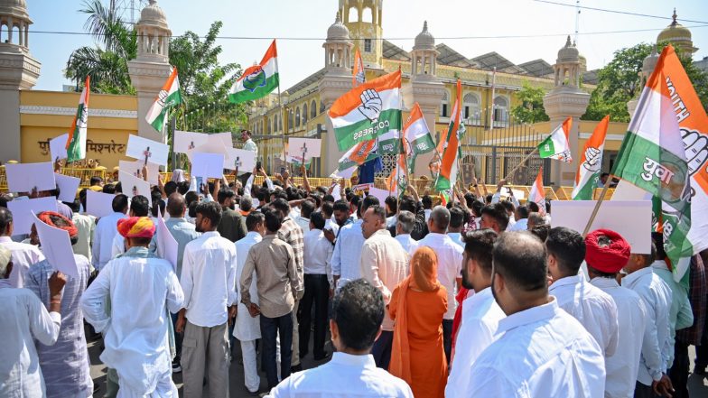 India News | Rajasthan Congress Protests in Jaipur, Demands Zero FIR over Alleged Assault on NSUI Leader