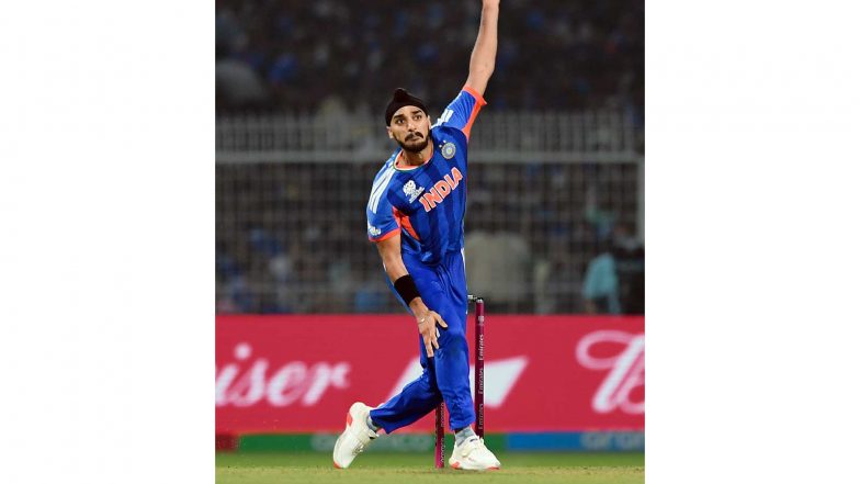 Sports News | Arshdeep Singh Just Five Wickets Away from Becoming First Indian with 150 T20I Scalps