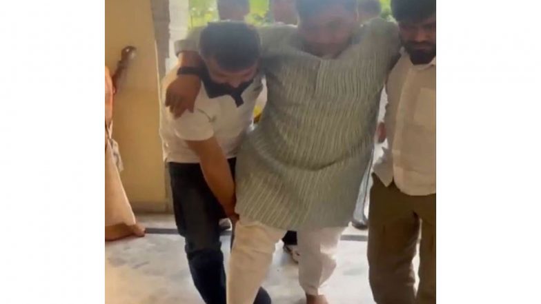 India News | Rajasthan Congress Chief Dotasra Injured After Slipping During Protest at Jaipur Police Commissionerate