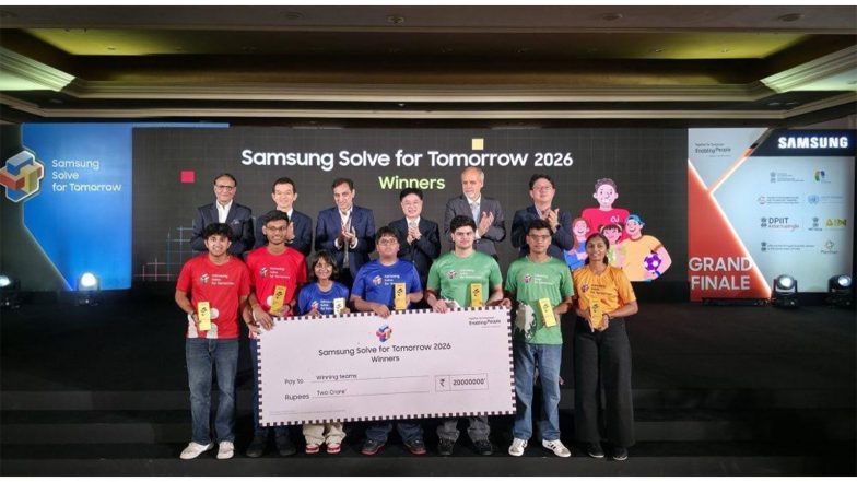 Business News | Four Teams Win Rs. 2 Crore at Samsung Solve for Tomorrow 2026