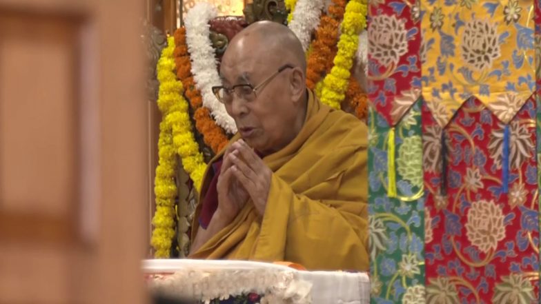 World News | Dalai Lama Attends Long Life Prayer Ceremony in Dharamshala; Devotees Pray for His Good Health