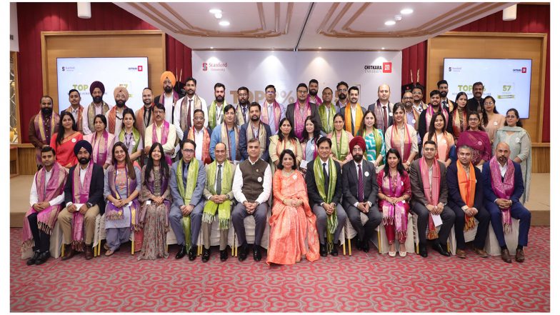 Business News | Chitkara University's 57 Researchers Feature Among the World's Top 2 Percent Scientists in Stanford–Elsevier Report