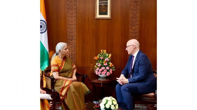 Business News | FM Sitharaman, Scotland First Minister Discuss Cooperation in Financial Services, Renewable Energy
