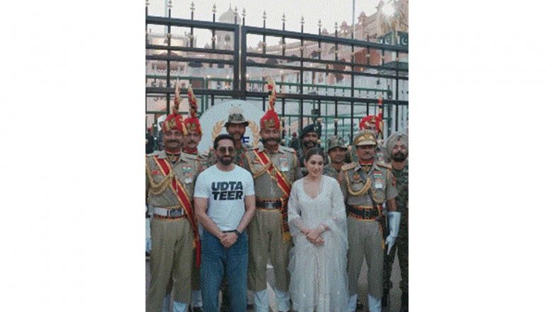 Entertainment News | Ayushmann Khurrana, Sara Ali Khan Visit Attari-Wagah Border to Promote ‘Udta Teer’
