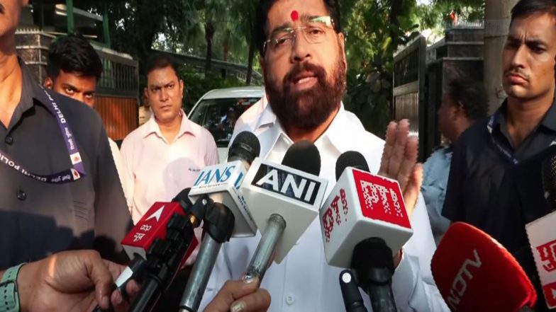 India News | “INDIA Alliance Have No Real Work to Do”: Eknath Shinde Hits Back at Sanjay Raut's 'Govt Change' Remarks