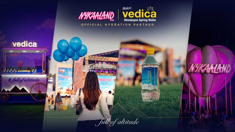 Business News | Vedica Himalayan Spring Water Partners with Nykaaland 2026 as Hydration Partner