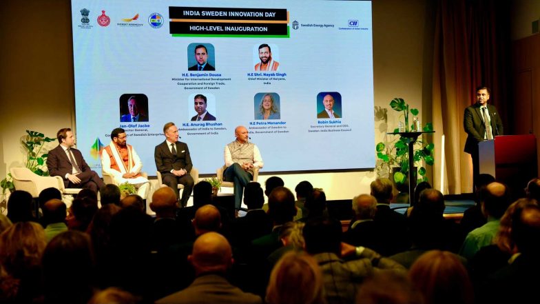 Business News | India–Sweden Innovation Day 2026 Charts New Opportunities for Trade, Investment and Industrial Cooperation