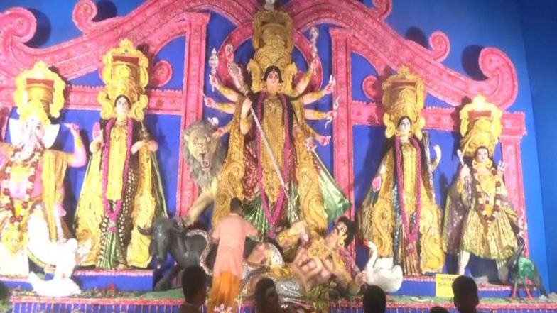 India News | Tripura: Durga Puja Celebrated with Joy and Traditional Sindoor Khela in Agartala