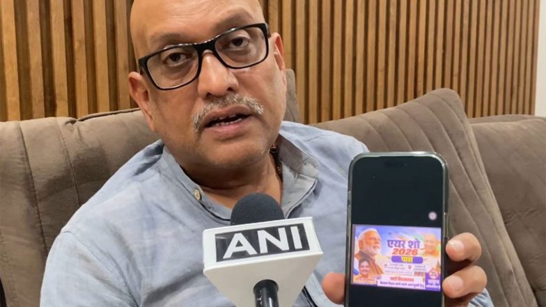 India News | Congress' Ajay Rai Questions Photos of BJP Representatives on Varanasi Air Show Passes, Asks ECI to Intervene