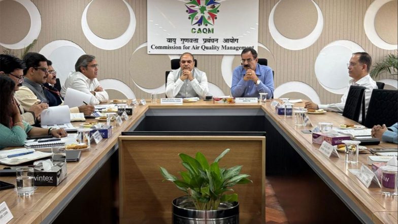India News | CAQM Holds Meeting with Delhi Govt Agencies to Review Dust Pollution Issues, Strengthen Air Pollution Mitigation