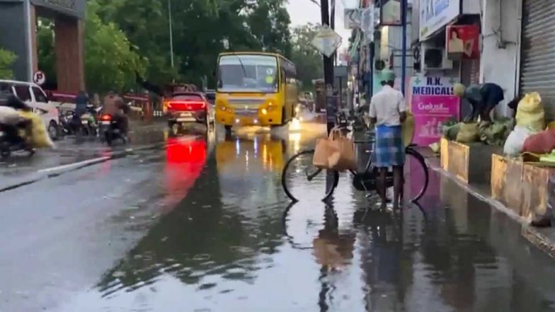 India News | Tamil Nadu: Heavy Rainfall Forces School Closure in Thoothukudi, IMD Forecasts More Rain in Coming Days