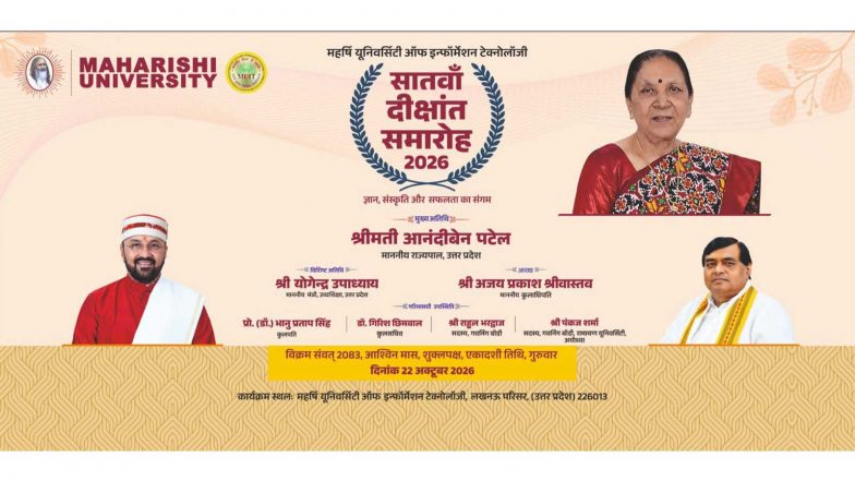Business News | Maharishi University’s 7th Convocation to Showcase Innovation, Vedic Science and Student Creativity