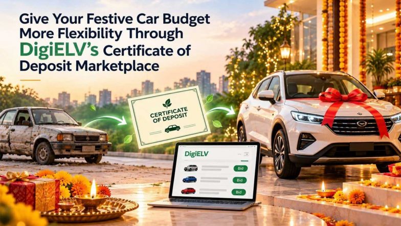 Business News | Give Your Festive Car Budget More Flexibility Through DigiELV’s Certificate of Deposit Marketplace