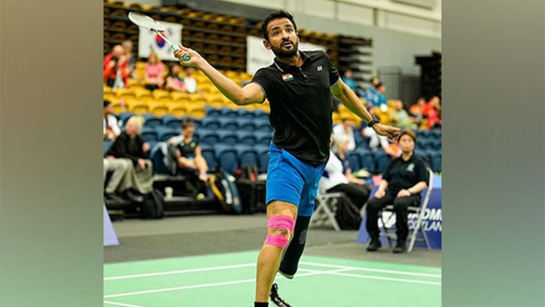 Sports News | Asian Para Games: Paralympics Champion Nitesh Kumar Storms into Men's Singles SL3 Para-badminton Final