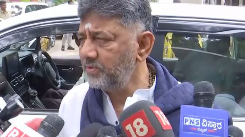 India News | DK Shivakumar Announces October 26 Meeting with Sugarcane Farmers, Factory Owners