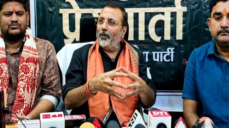 India News | Nishikant Dubey's Stunning Claim, Links Rahul Gandhi to US Lawmaker Ilhan Omar; Alleges Conspiracy to Destabilise India