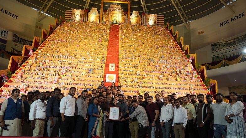 Business News | SPR City Enters World Book of Records with Tallest Golu Display; Attracts Over One Lakh Visitors