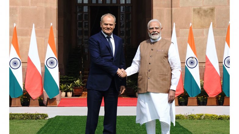 World News | India, Poland Agree to Double Bilateral Trade by 2030