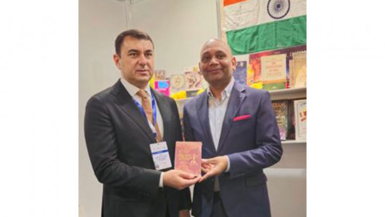 World News | India’s Rich Literary Heritage at Baku International Book Fair Catches Attention of Azerbaijan’s Minister of Culture