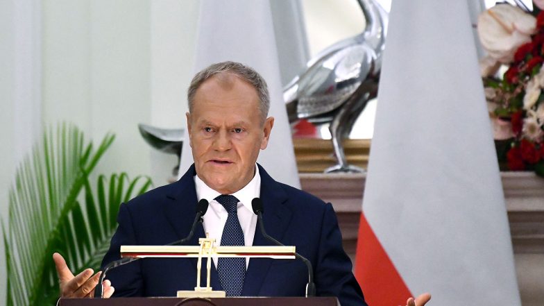 World News | Poland PM Donald Tusk Arrives in Bengaluru