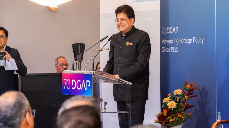 World News | EU ‘inviting Disaster’ with Carbon Tax on Steel, Says Piyush Goyal
