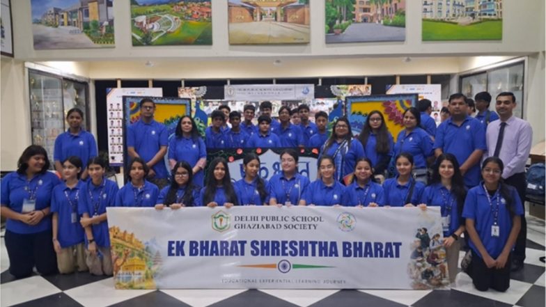 Business News | Delhi Public School Ghaziabad Society Takes 284 Students on an 8-Day Learning Journey Across India Under ‘Ek Bharat Shreshtha Bharat’