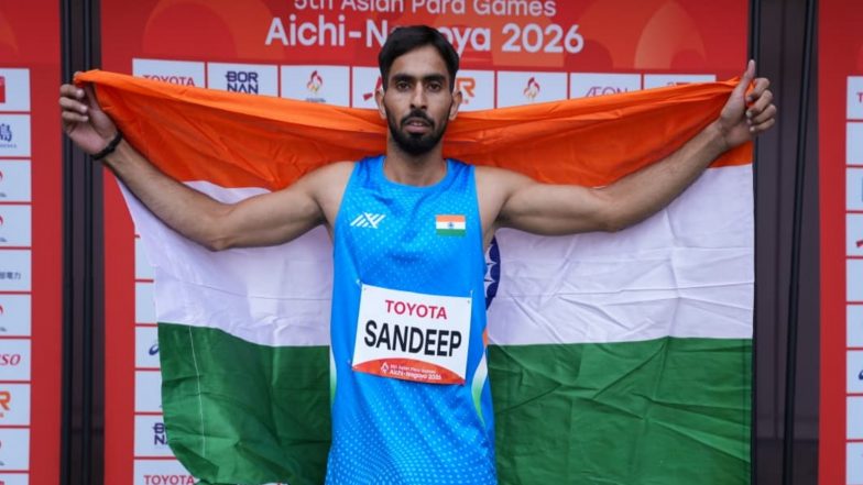 Sports News | Sandeep Sets T44 World Record for 400m Gold as India Reach 100-medal Mark at Asian Para Games 2026