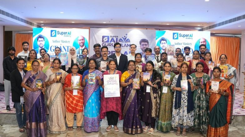 Business News | 24 Authors Launch 24 Books in Hyderabad as Author Empire and SUPER AI Academy Turn Aspiring Writers into Authors in 21 Days